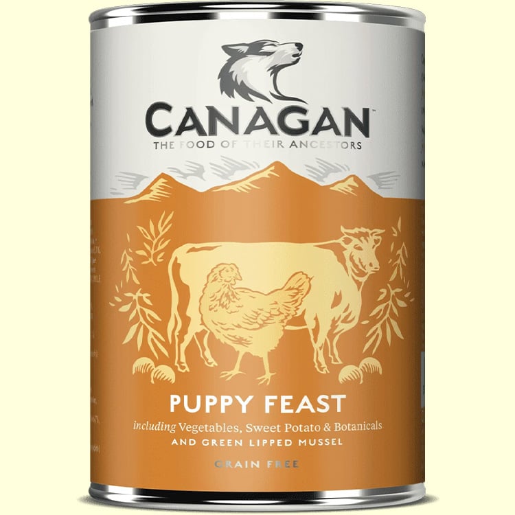 カナガンドッグフード チキン＆ビーフ 子犬用 缶詰